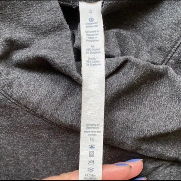 Lululemon Coast Wrap - Heathered Gray - 4 - Picture 7 of 8